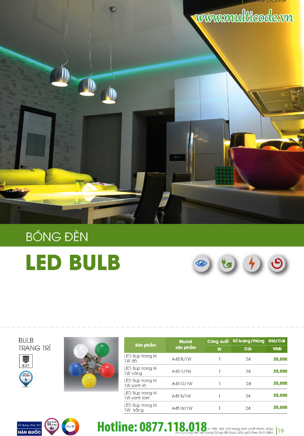 Bang Bao Gia Den Led Bulb Trang Tri Rang Dong Moi Nhat 2022