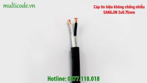 Cap Tin Hieu Sangjin 2x0.75mm2 2 Day Dong Nguyen Chat
