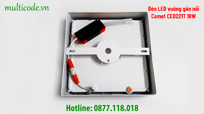 Den Led Vuong Gan Noi Comet Ced221t 18w Anh Sang Vang