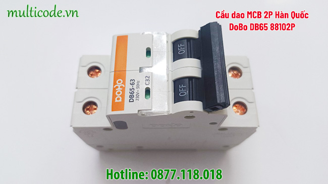 Aptomat Gan Tu Dien Han Quoc Dobo Mcb Db65 2p 32a 6ka