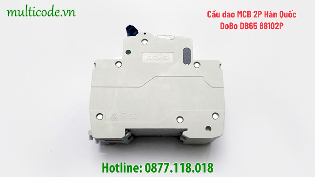 Aptomat Nhap Khau Chinh Hang Han Quoc Dobo Mcb Db65 2p 50a 6ka