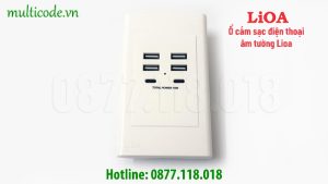 O Cam 6 Sac Usb Am Tuong Lioa 18w