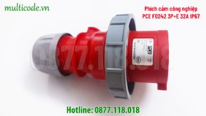 Phich Cam Cong Nghiep Chinh Hang Pce F0242 3p E 32a 400v Ip67