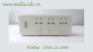 Ổ Cắm Điện 3 Lỗ 3 Công Tắc SINDARTA SDT-706