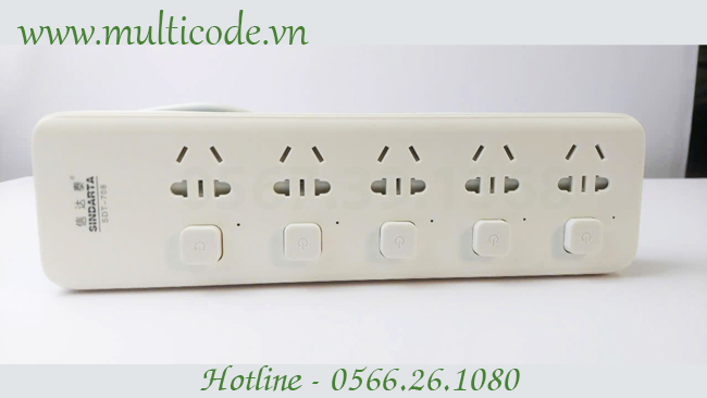 Ổ cắm 5 lỗ đa năng tiết kiệm điện hiệu quả