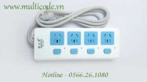 Ổ Cắm 4 Lỗ Chân Dẹt SINDARTA SDT-406