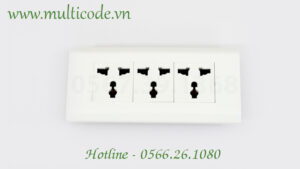 Ổ cắm 3 chấu âm tường cao cấp