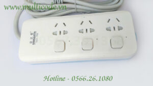Ổ cắm dây dài 3 lỗ 3 công tắc tiện lợi