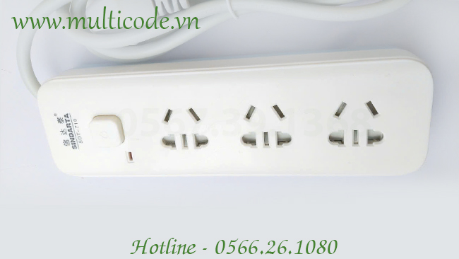 Ổ cắm điện 3 lỗ chống cháy an toàn