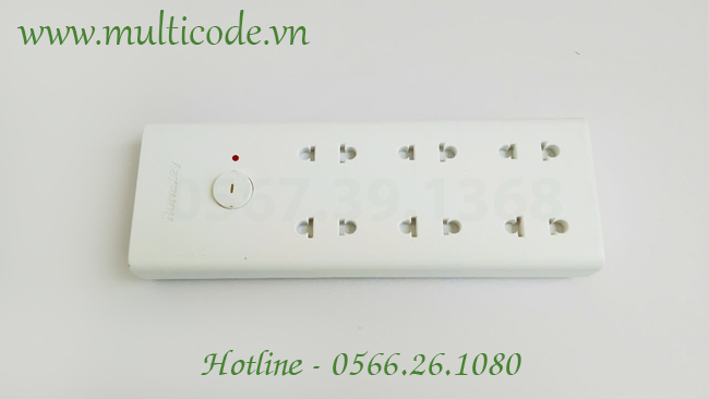 Ổ cắm điện 6 lỗ không dây