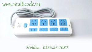 Ổ cắm điện 8 lỗ chân dẹt SINDARTA chính hãng