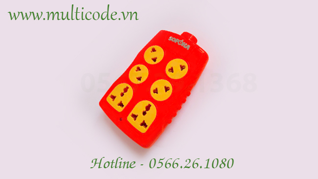Ổ cắm điện công trình 6 lỗ chịu tải lớn