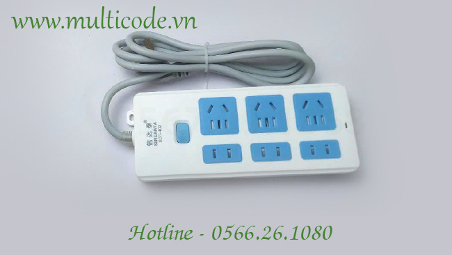 Ổ cắm điện đa năng SDT-402 phù hợp cho gia đình và văn phòng