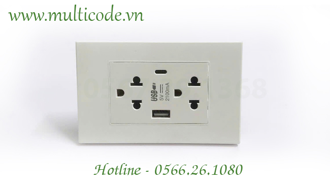 Ổ cắm điện đa năng có sạc USB phù hợp mọi thiết bị