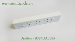 Ổ cắm Huntkey màu trắng tinh tế, phù hợp mọi không gian