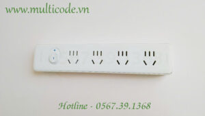 Ổ cắm không dây Huntkey 5 chấu chân dẹt chính hãng