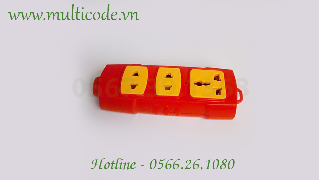 Ổ cắm Sopoka 3 lỗ chịu tải cao, an toàn khi sử dụng