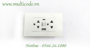 Ổ cắm âm tường đa năng tích hợp USB