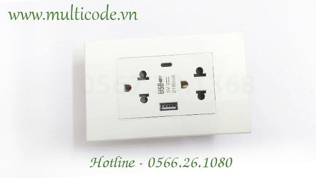 user comment Ổ cắm tường hiện đại tích hợp sạc nhanh USB