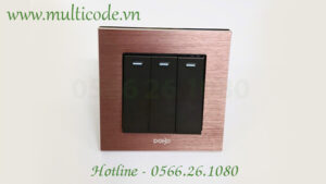 Công tắc điện DOBO 3 nút cao cấp