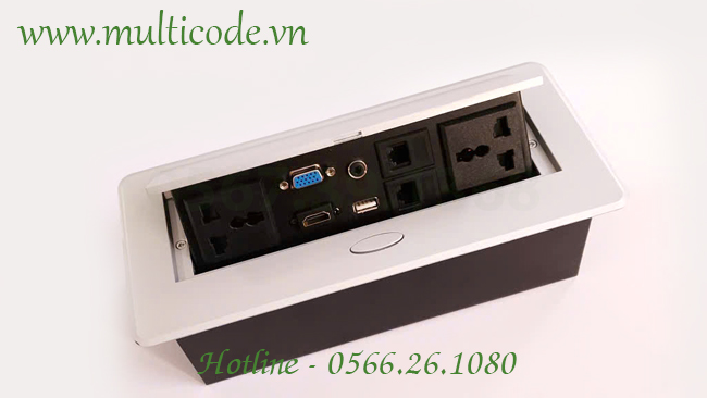 Hộp âm bàn phòng họp với thiết kế gọn gàng, chuyên nghiệp