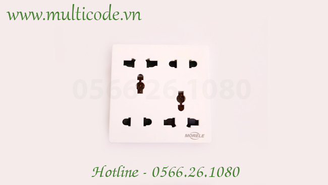 Ổ cắm vuông đa năng tiện lợi